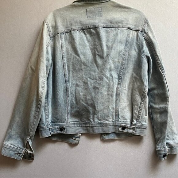 Vintage Great Western Garment Company oversize denim jean jacket Sz M - Picture 2 of 13